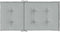 vidaXL - Stoelkussens - 4 - st - lage - rug - 100x50x4 - cm - stof - lichtgrijs