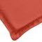 vidaXL - Stoelkussens - 4 - st - lage - rug - 100x50x4 - cm - stof - gemêleerd - rood