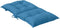vidaXL - Stoelkussens - 4 - st - lage - rug - 100x50x7 - cm - stof - gemêleerd - blauw