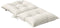 vidaXL - Stoelkussens - 4 - st - lage - rug - 100x50x7 - cm - stof - gemêleerd - crème