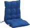 vidaXL - Stoelkussens - 4 - st - lage - rug - oxford - stof - koningsblauw
