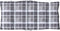 vidaXL - Stoelkussens - 4 - st - lage - rug - ruitpatroon - oxford - stof - grijs