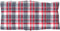 vidaXL - Stoelkussens - 4 - st - lage - rug - ruitpatroon - oxford - stof - rood
