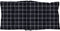 vidaXL - Stoelkussens - 4 - st - lage - rug - ruitpatroon - oxford - stof - zwart