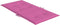 vidaXL - Stoelkussens - 4 - st - lage - rug - stof - roze