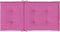 vidaXL - Stoelkussens - 4 - st - lage - rug - stof - roze