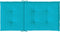 vidaXL - Stoelkussens - 4 - st - lage - rug - stof - turquoise