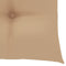 vidaXL - Stoelkussens - 6 - st - 40x40x7 - cm - oxford - stof - beige