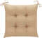 vidaXL - Stoelkussens - 6 - st - 40x40x7 - cm - oxford - stof - beige