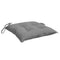 vidaXL - Stoelkussens - 6 - st - 40x40x7 - cm - oxford - stof - grijs