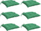 vidaXL - Stoelkussens - 6 - st - 40x40x7 - cm - oxford - stof - groen