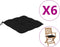 vidaXL-Stoelkussens-6-st-40x40x7-cm-oxford-stof-zwart