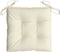 vidaXL - Stoelkussens - 6 - st - 40x40x7 - cm - stof - crèmewit