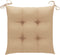 vidaXL - Stoelkussens - 6 - st - 50x50x7 - cm - oxford - stof - beige