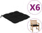 vidaXL-Stoelkussens-6-st-50x50x7-cm-oxford-stof-zwart