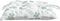 vidaXL - Stoelkussens - 6 - st - 50x50x7 - cm - stof - bladpatroon