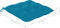vidaXL - Stoelkussens - 6 - st - 50x50x7 - cm - stof - lichtblauw
