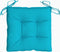 vidaXL - Stoelkussens - 6 - st - 50x50x7 - cm - stof - turquoise
