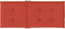 vidaXL - Stoelkussens - 6 - st - hoge - rug - 120x50x4 - cm - stof - gemêleerd - rood