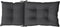 vidaXL - Stoelkussens - 6 - st - hoge - rug - 120x50x7 - cm - stof - gemêleerd - antraciet