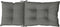 vidaXL - Stoelkussens - 6 - st - hoge - rug - 120x50x7 - cm - stof - donkergrijs