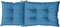 vidaXL - Stoelkussens - 6 - st - hoge - rug - 120x50x7 - cm - stof - gemêleerd - blauw