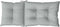 vidaXL - Stoelkussens - 6 - st - hoge - rug - 120x50x7 - cm - stof - lichtgrijs
