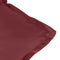 vidaXL - Stoelkussens - 6 - st - hoge - rug - 120x50x7 - cm - stof - gemêleerd - wijnrood