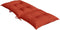 vidaXL - Stoelkussens - 6 - st - hoge - rug - 120x50x7 - cm - stof - gemêleerd - rood