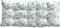 vidaXL - Stoelkussens - 6 - st - hoge - rug - bladpatroon - oxford - stof