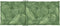 vidaXL - Stoelkussens - 6 - st - hoge - rug - bladpatroon - stof