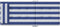 vidaXL - Stoelkussens - 6 - st - hoge - rug - gestreept - stof - oxford - wit - en - blauw
