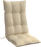 vidaXL - Stoelkussens - 6 - st - hoge - rug - oxford - stof - beige