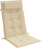 vidaXL - Stoelkussens - 6 - st - hoge - rug - oxford - stof - beige