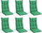vidaXL - Stoelkussens - 6 - st - hoge - rug - oxford - stof - groen
