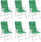 vidaXL - Stoelkussens - 6 - st - hoge - rug - oxford - stof - groen