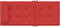 vidaXL - Stoelkussens - 6 - st - hoge - rug - oxford - stof - rood