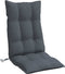 vidaXL - Stoelkussens - 6 - st - hoge - rug - oxford - stof - antracietkleurig