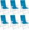 vidaXL - Stoelkussens - 6 - st - hoge - rug - oxford - stof - lichtblauw