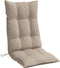 vidaXL - Stoelkussens - 6 - st - hoge - rug - oxford - stof - taupe