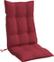 vidaXL - Stoelkussens - 6 - st - hoge - rug - oxford - stof - wijnrood