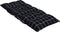 vidaXL - Stoelkussens - 6 - st - hoge - rug - ruitpatroon - oxford - stof - zwart
