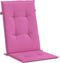 vidaXL - Stoelkussens - 6 - st - hoge - rug - stof - roze