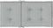 vidaXL - Stoelkussens - 6 - st - lage - rug - 100x50x4 - cm - stof - lichtgrijs