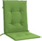 vidaXL - Stoelkussens - 6 - st - lage - rug - 100x50x4 - cm - stof - gemêleerd - groen