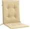 vidaXL - Stoelkussens - 6 - st - lage - rug - 100x50x4 - cm - stof - gemêleerd - beige