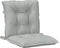 vidaXL - Stoelkussens - 6 - st - lage - rug - 100x50x7 - cm - stof - lichtgrijs
