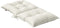 vidaXL - Stoelkussens - 6 - st - lage - rug - 100x50x7 - cm - stof - gemêleerd - crème