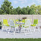 vidaXL - Stoelkussens - 6 - st - lage - rug - oxford - stof - felgroen