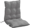 vidaXL - Stoelkussens - 6 - st - lage - rug - oxford - stof - grijs